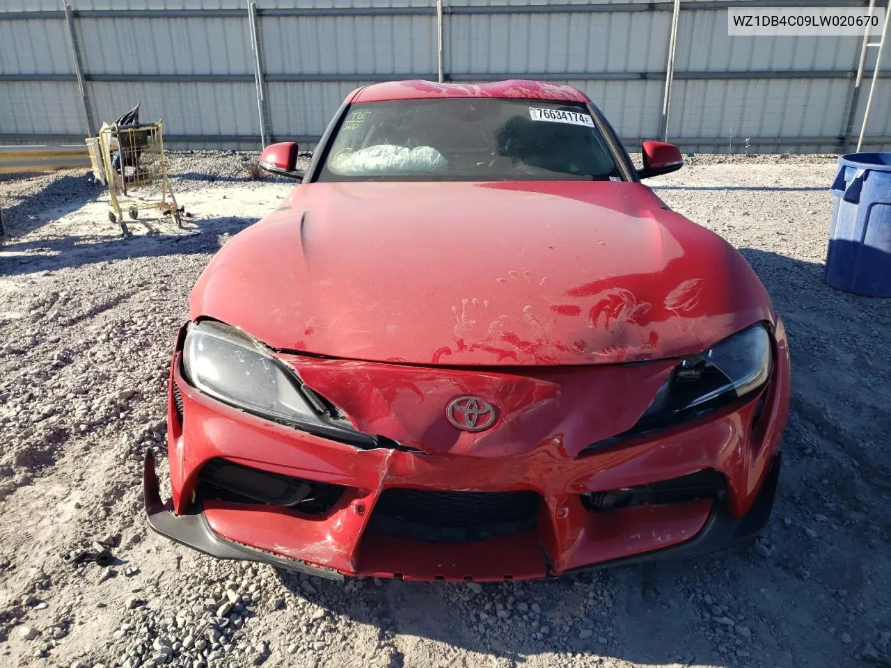 2020 Toyota Supra Base VIN: WZ1DB4C09LW020670 Lot: 76634174