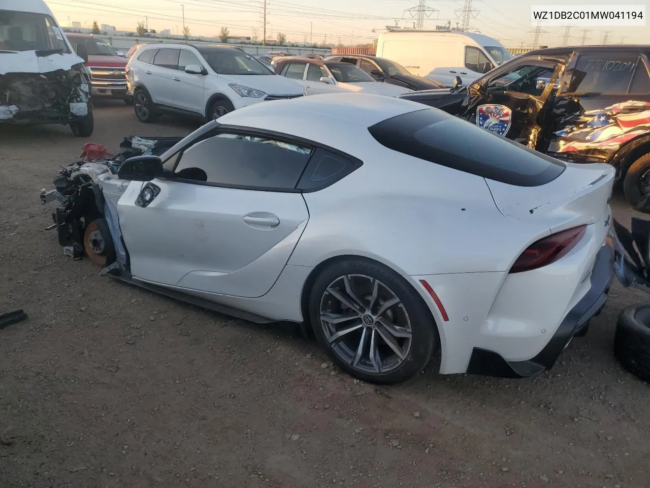 2021 Toyota Supra VIN: WZ1DB2C01MW041194 Lot: 76871764