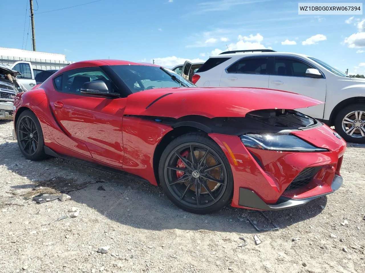 2024 Toyota Supra Base VIN: WZ1DB0G0XRW067394 Lot: 70492244