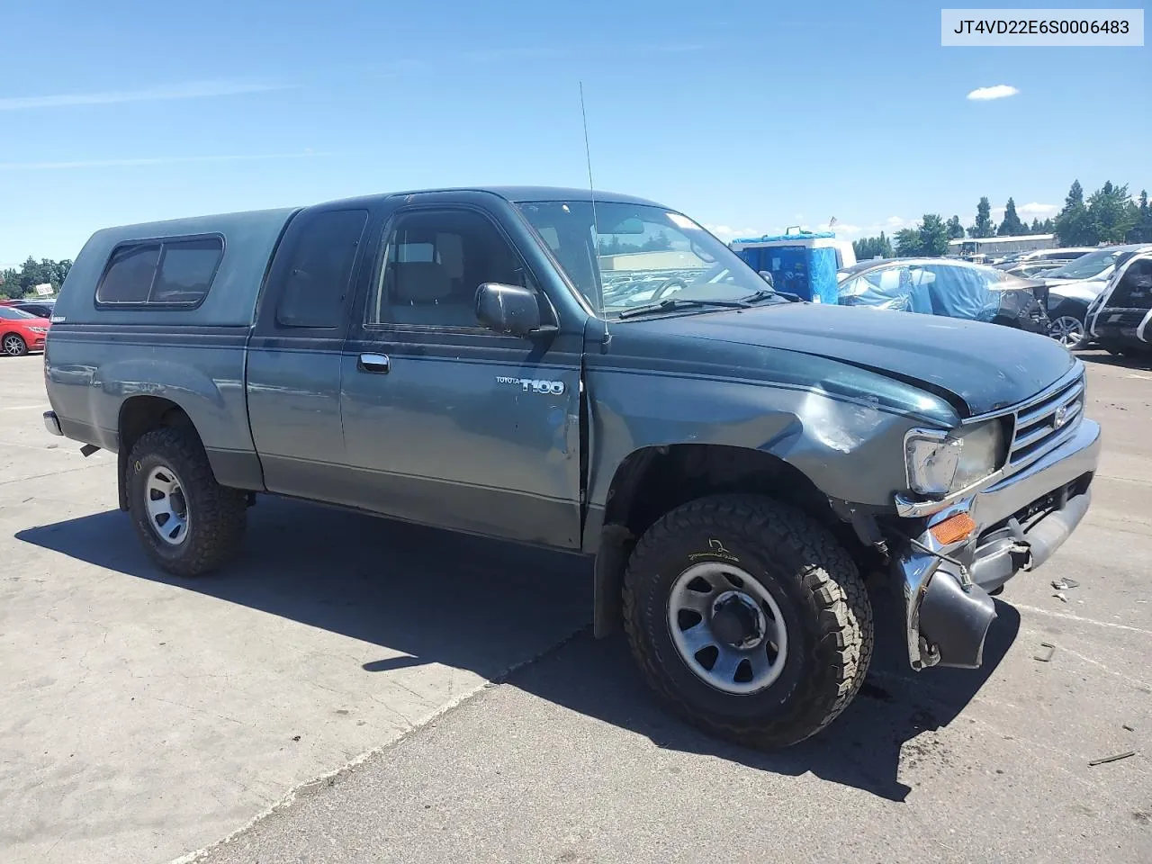 1995 Toyota T100 Xtracab Dx VIN: JT4VD22E6S0006483 Lot: 61129934