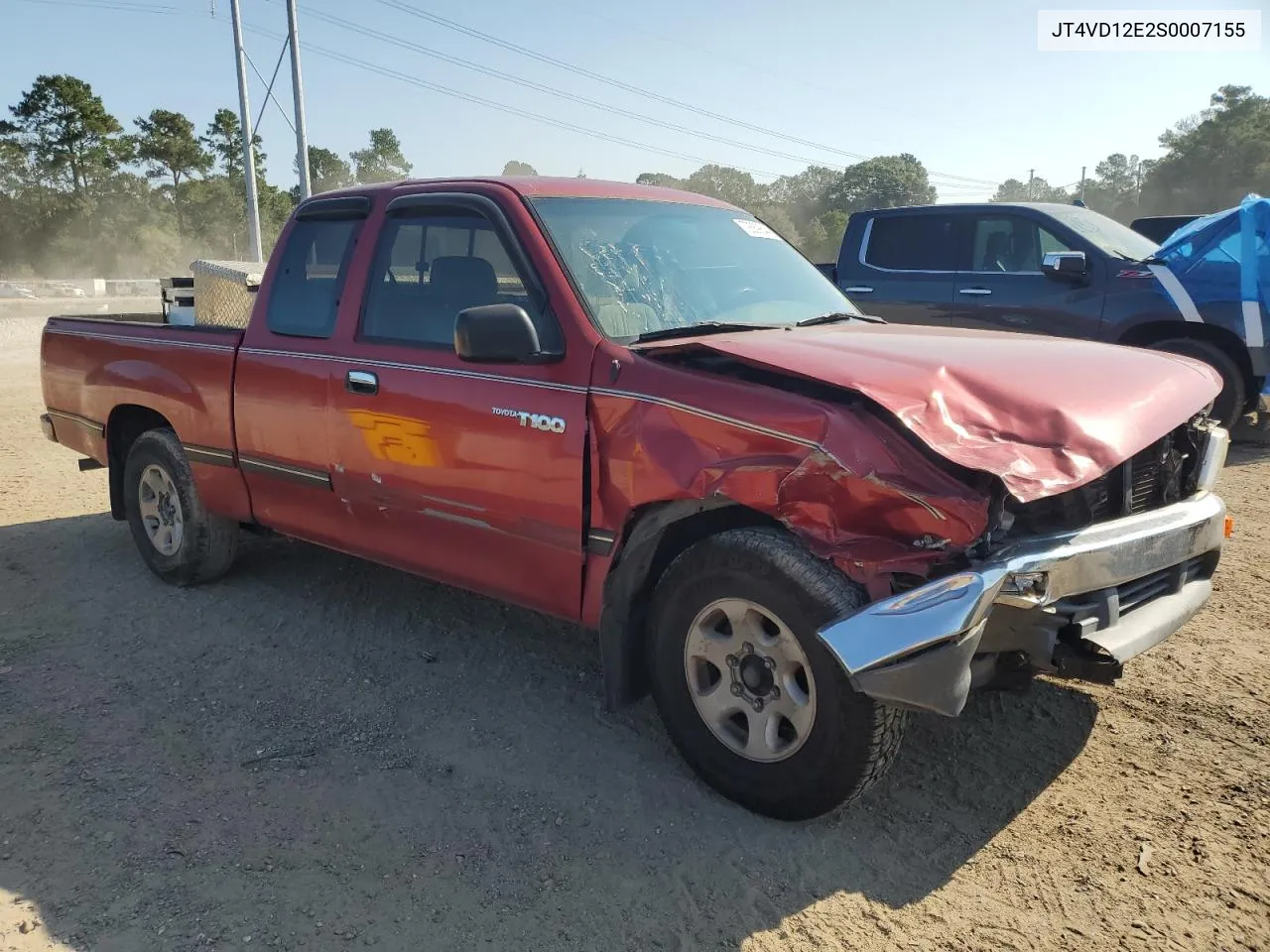 1995 Toyota T100 Xtracab VIN: JT4VD12E2S0007155 Lot: 72569844