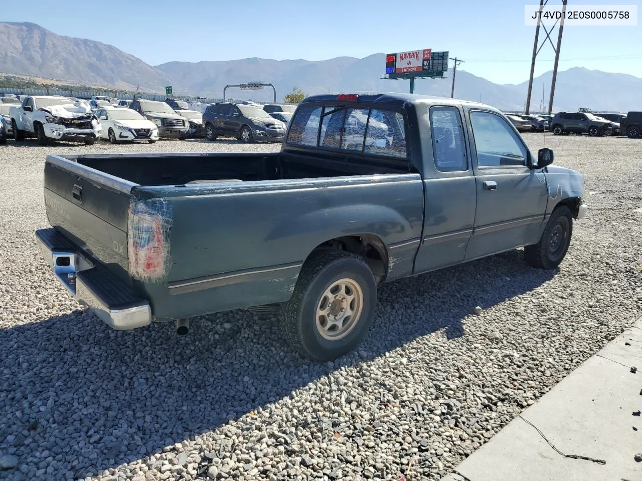 1995 Toyota T100 Xtracab VIN: JT4VD12E0S0005758 Lot: 74018364