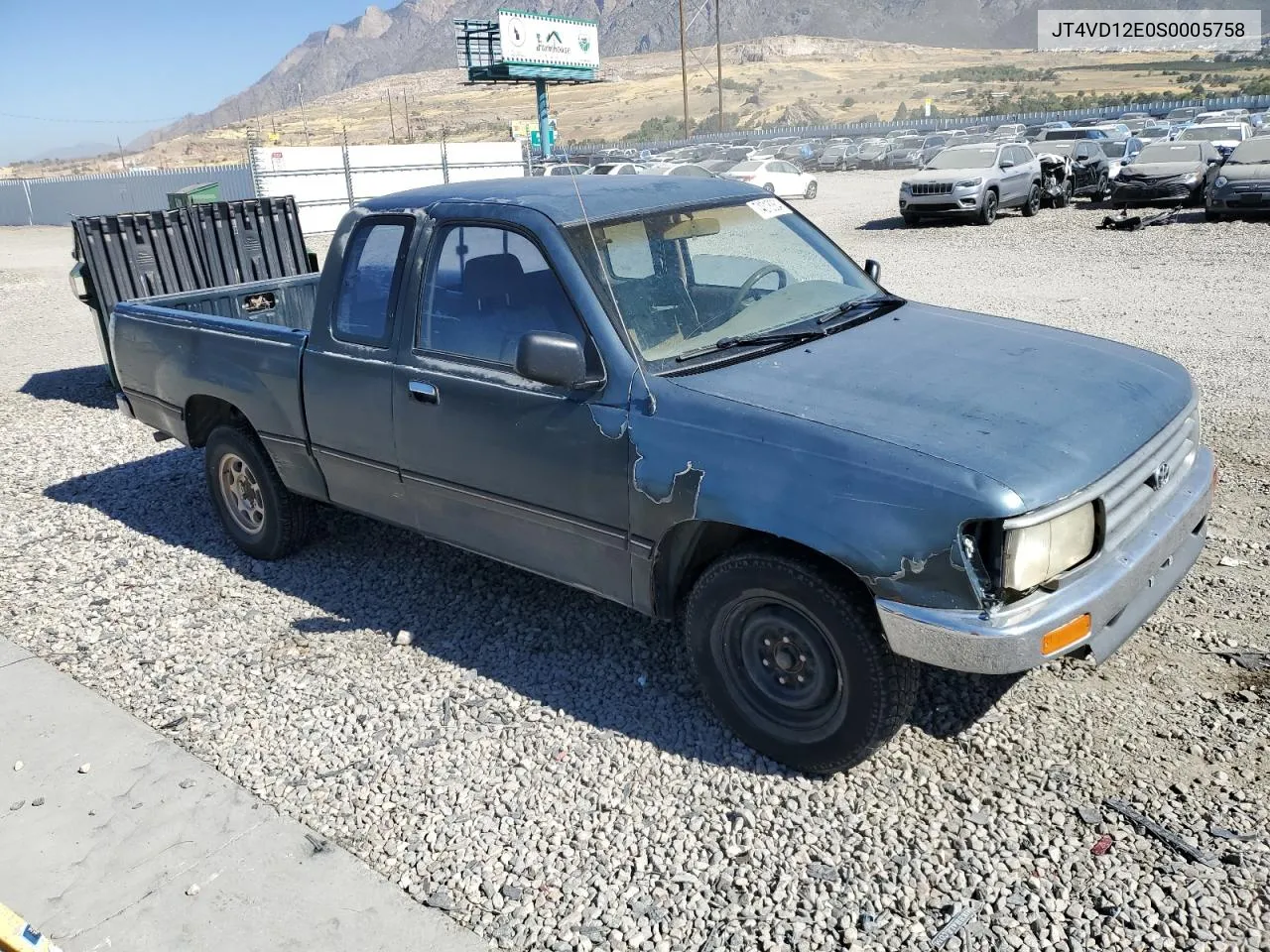 1995 Toyota T100 Xtracab VIN: JT4VD12E0S0005758 Lot: 74018364