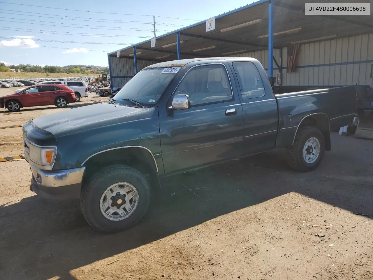 1995 Toyota T100 Xtracab Sr5 VIN: JT4VD22F4S0006698 Lot: 76022924