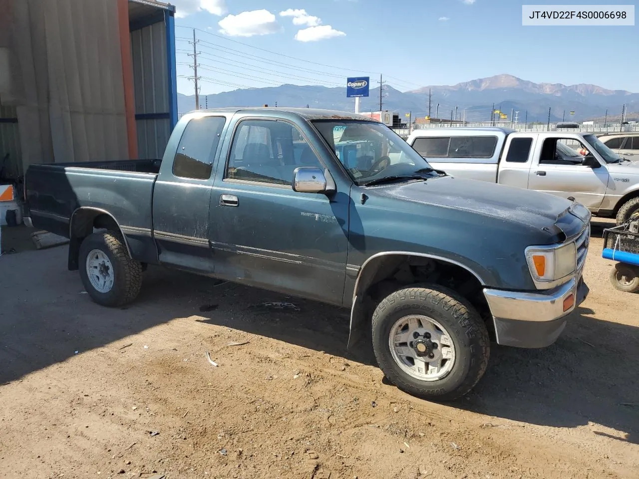 1995 Toyota T100 Xtracab Sr5 VIN: JT4VD22F4S0006698 Lot: 76022924