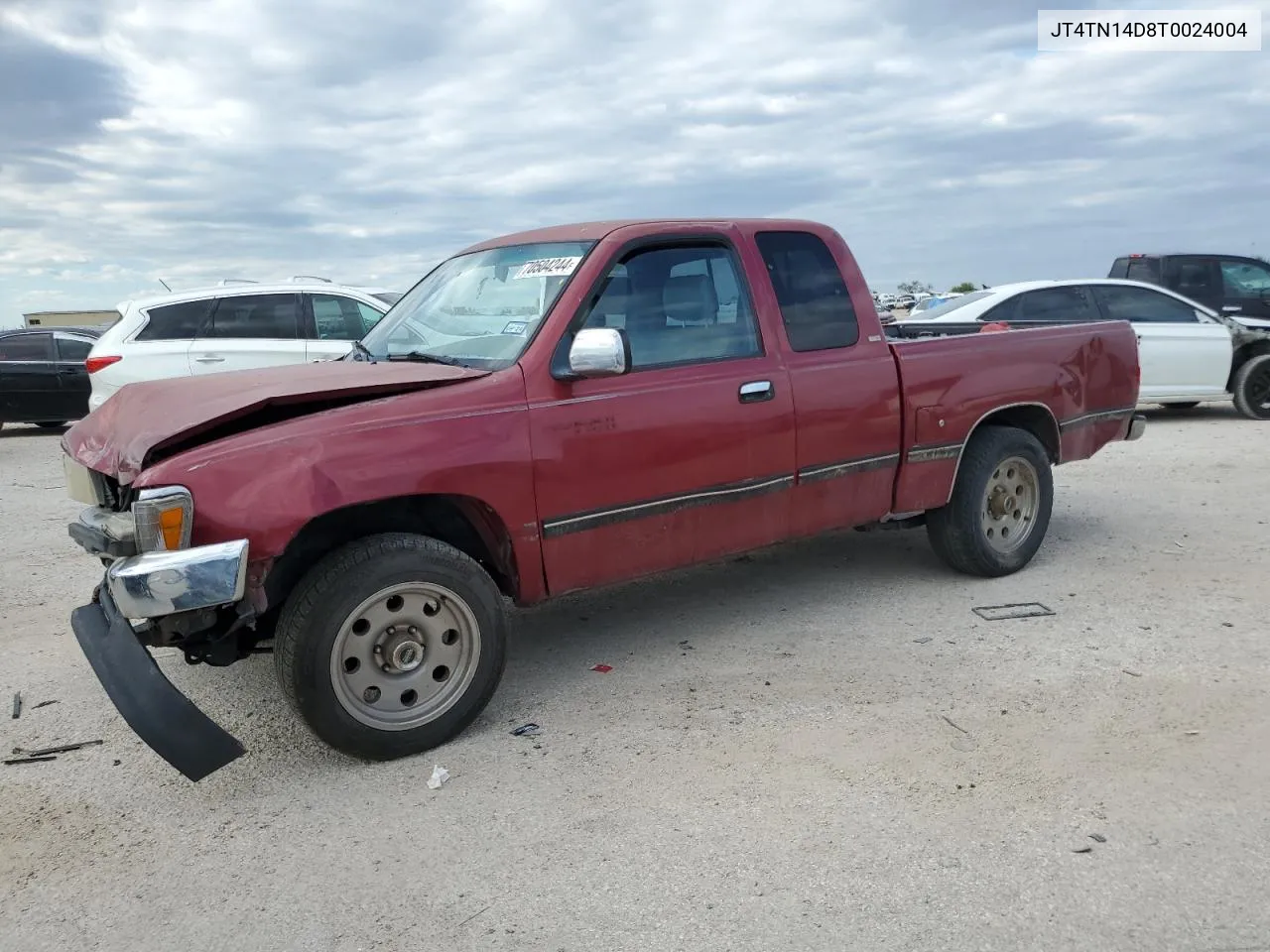 1996 Toyota T100 Xtracab Sr5 VIN: JT4TN14D8T0024004 Lot: 70504244