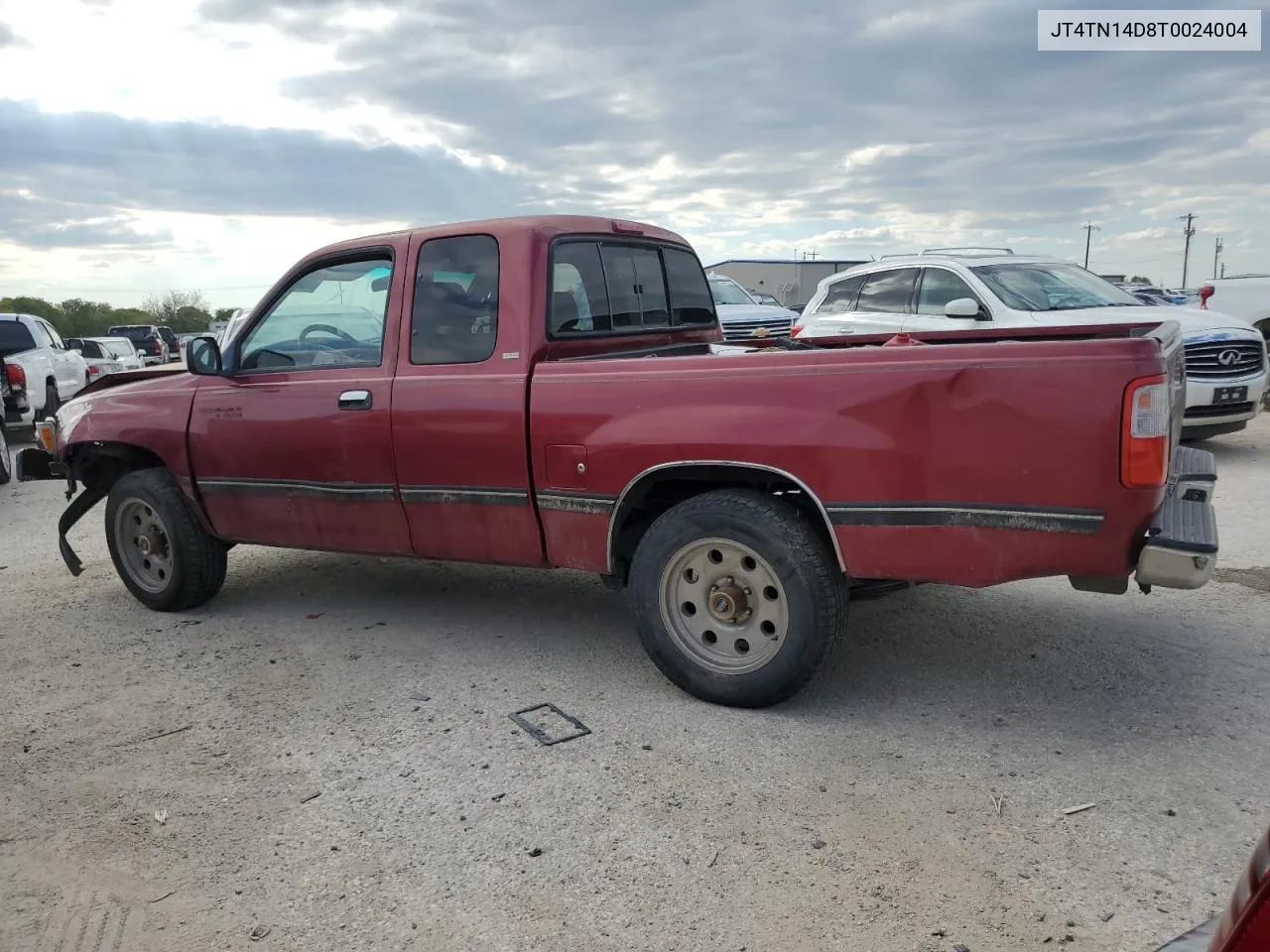 1996 Toyota T100 Xtracab Sr5 VIN: JT4TN14D8T0024004 Lot: 70504244