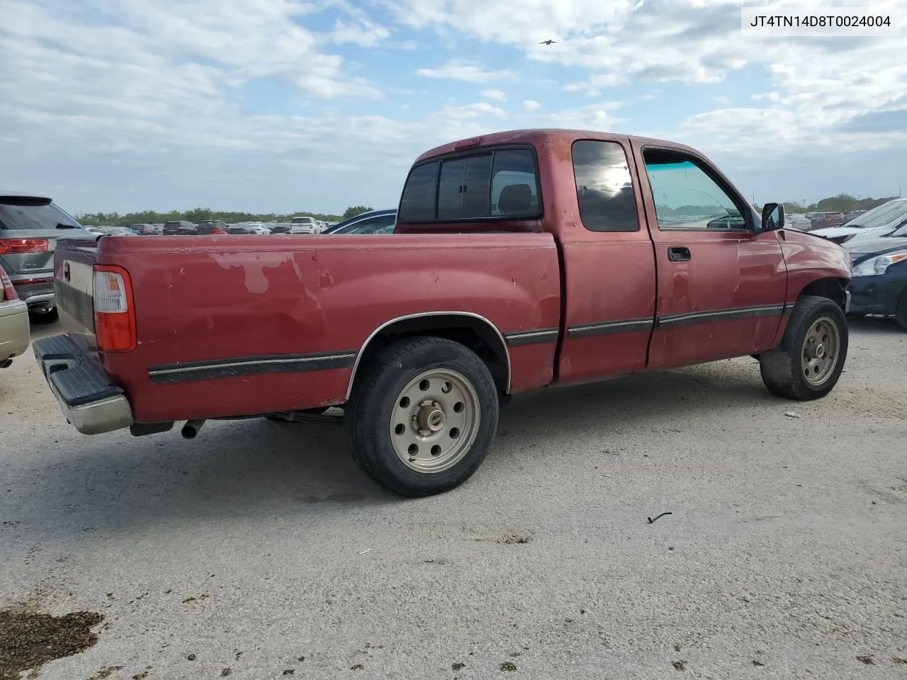 1996 Toyota T100 Xtracab Sr5 VIN: JT4TN14D8T0024004 Lot: 70504244