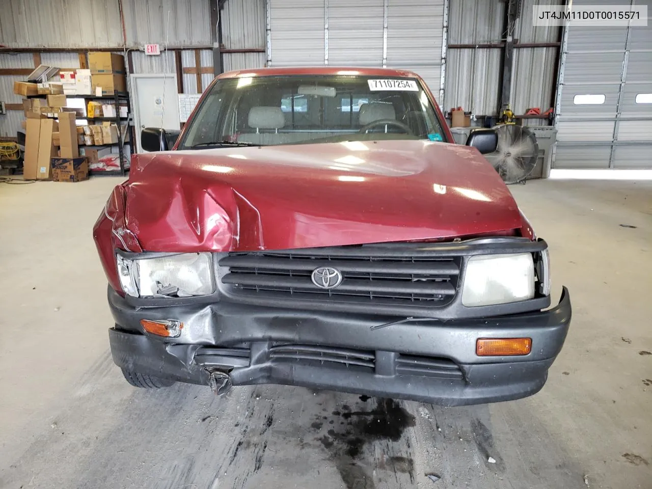 1996 Toyota T100 VIN: JT4JM11D0T0015571 Lot: 71107254