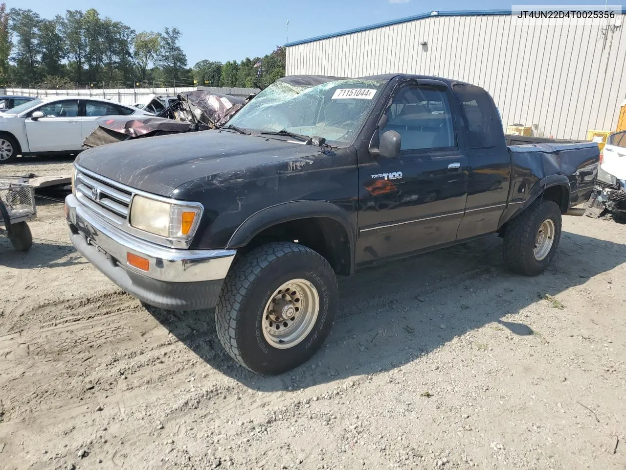 1996 Toyota T100 Xtracab VIN: JT4UN22D4T0025356 Lot: 71151044