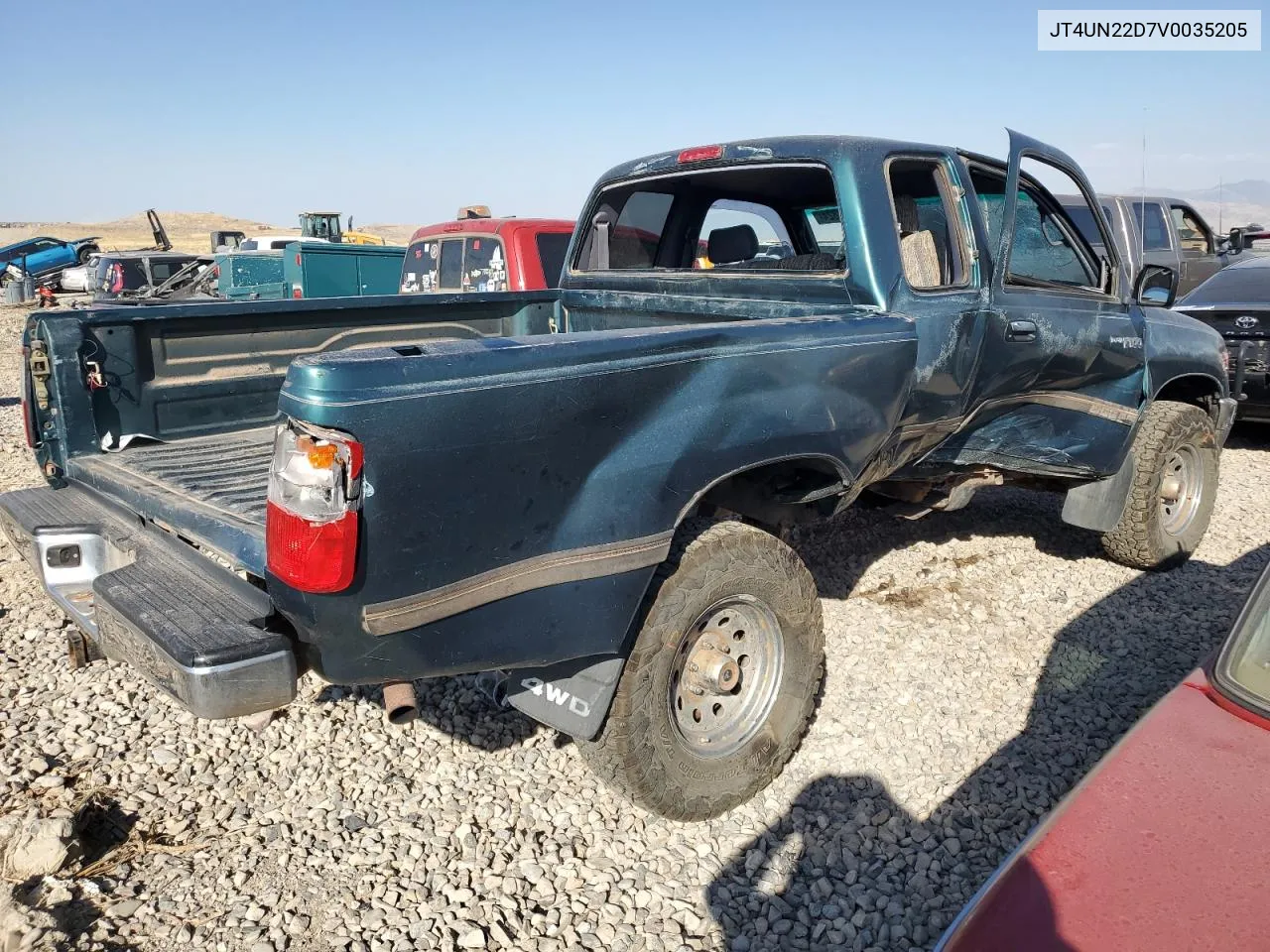 1997 Toyota T100 Xtracab VIN: JT4UN22D7V0035205 Lot: 75953824