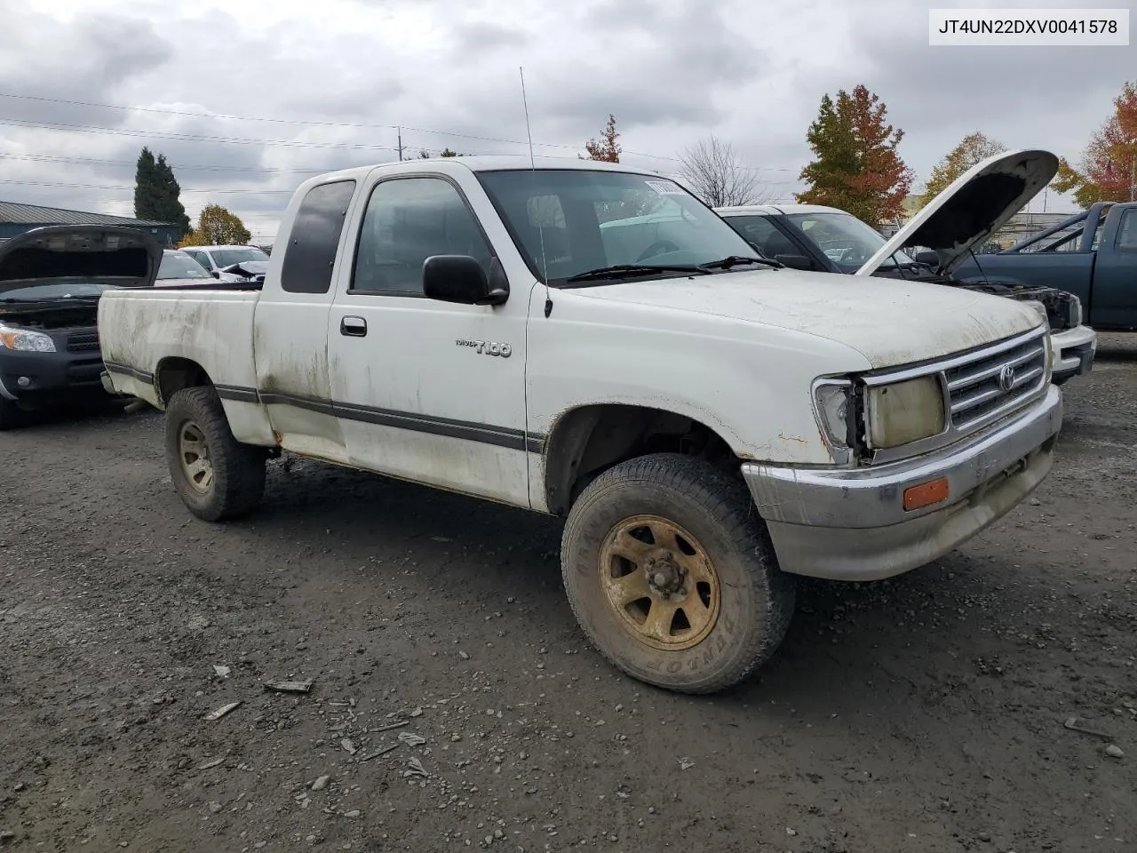 1997 Toyota T100 Xtracab VIN: JT4UN22DXV0041578 Lot: 77388104