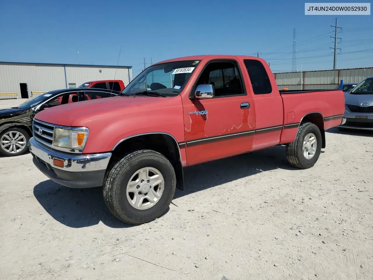 1998 Toyota T100 Xtracab Sr5 VIN: JT4UN24D0W0052930 Lot: 58163634