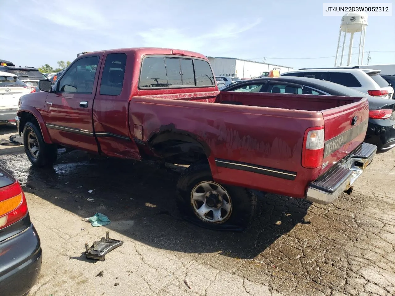 1998 Toyota T100 Xtracab VIN: JT4UN22D3W0052312 Lot: 68147354