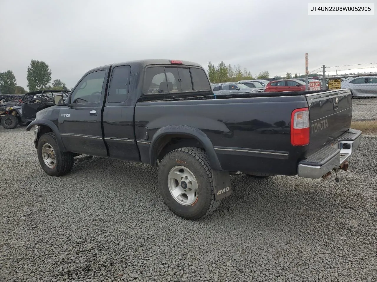 1998 Toyota T100 Xtracab VIN: JT4UN22D8W0052905 Lot: 72473714