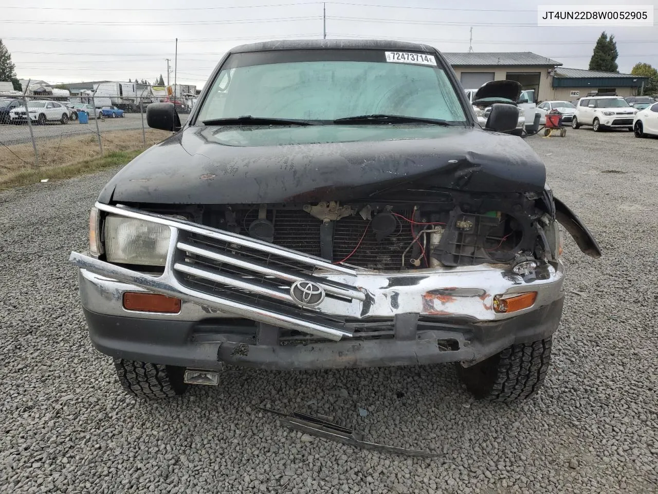 1998 Toyota T100 Xtracab VIN: JT4UN22D8W0052905 Lot: 72473714