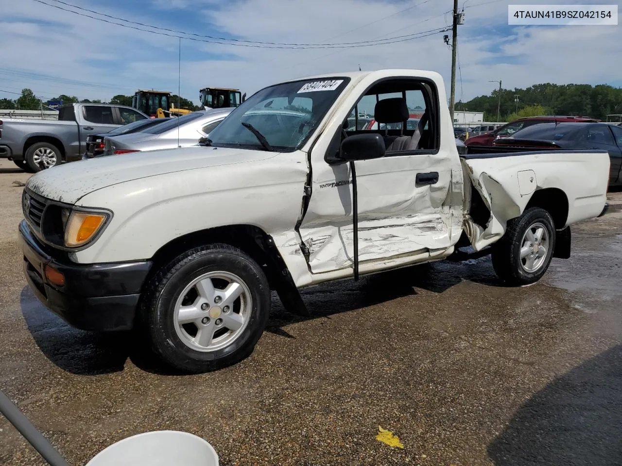 1995 Toyota Tacoma VIN: 4TAUN41B9SZ042154 Lot: 58407404