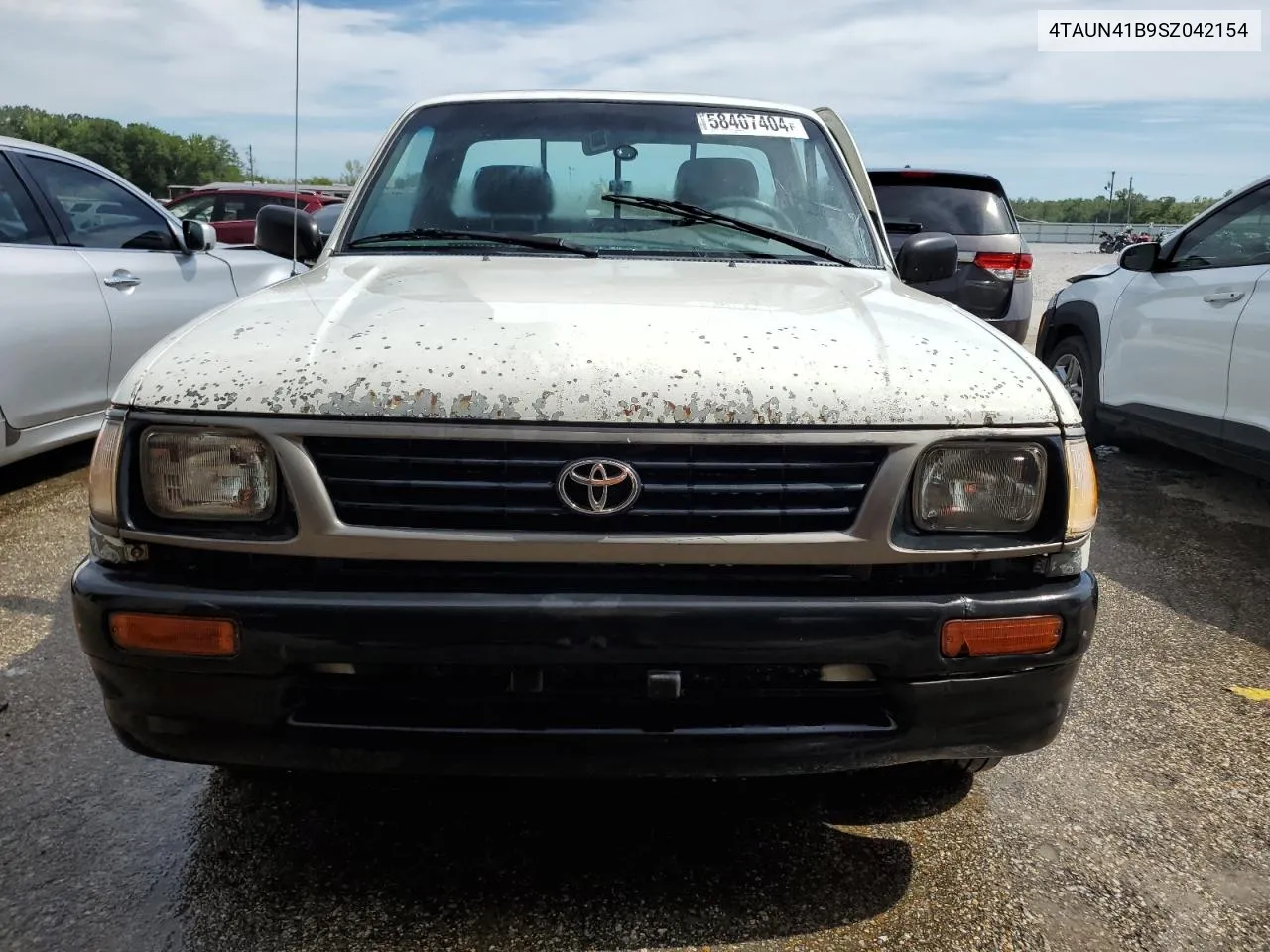 1995 Toyota Tacoma VIN: 4TAUN41B9SZ042154 Lot: 58407404