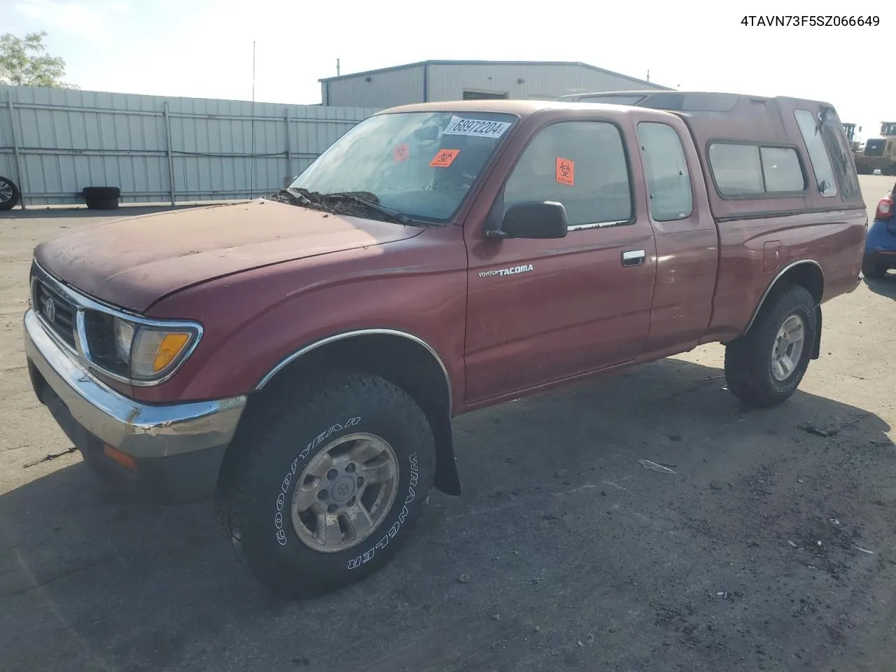 1995 Toyota Tacoma Xtracab VIN: 4TAVN73F5SZ066649 Lot: 68972204