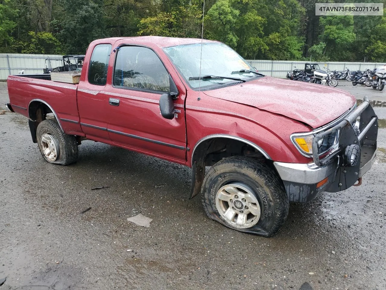 1995 Toyota Tacoma Xtracab VIN: 4TAVN73F8SZ071764 Lot: 70619354