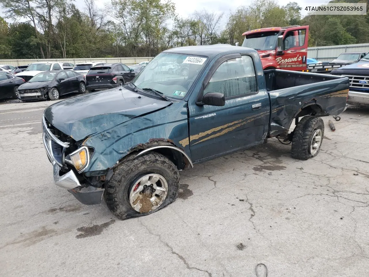 1995 Toyota Tacoma VIN: 4TAUN61C7SZ053965 Lot: 74433564