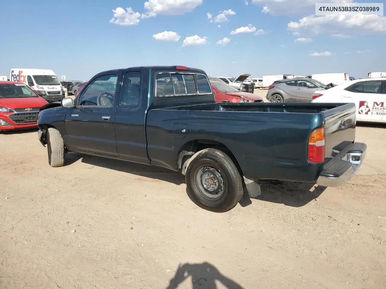 1995 Toyota Tacoma Xtracab VIN: 4TAUN53B3SZ038989 Lot: 76027114