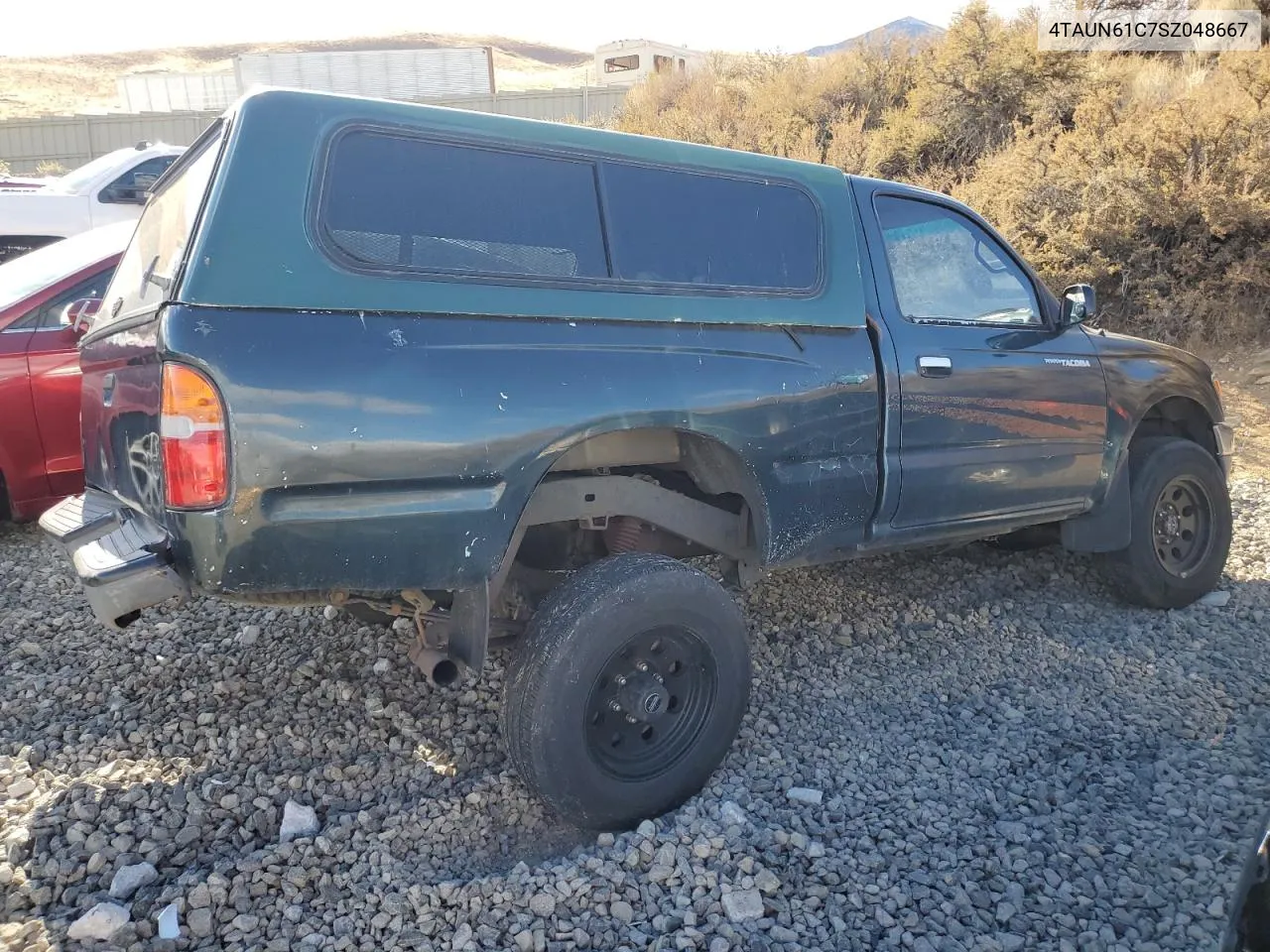 1995 Toyota Tacoma VIN: 4TAUN61C7SZ048667 Lot: 81421794