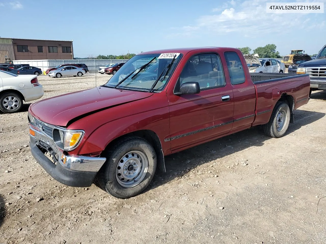 1996 Toyota Tacoma Xtracab VIN: 4TAVL52N2TZ119554 Lot: 61297554