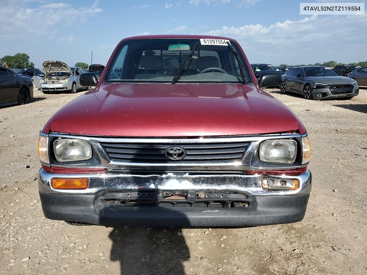 1996 Toyota Tacoma Xtracab VIN: 4TAVL52N2TZ119554 Lot: 61297554