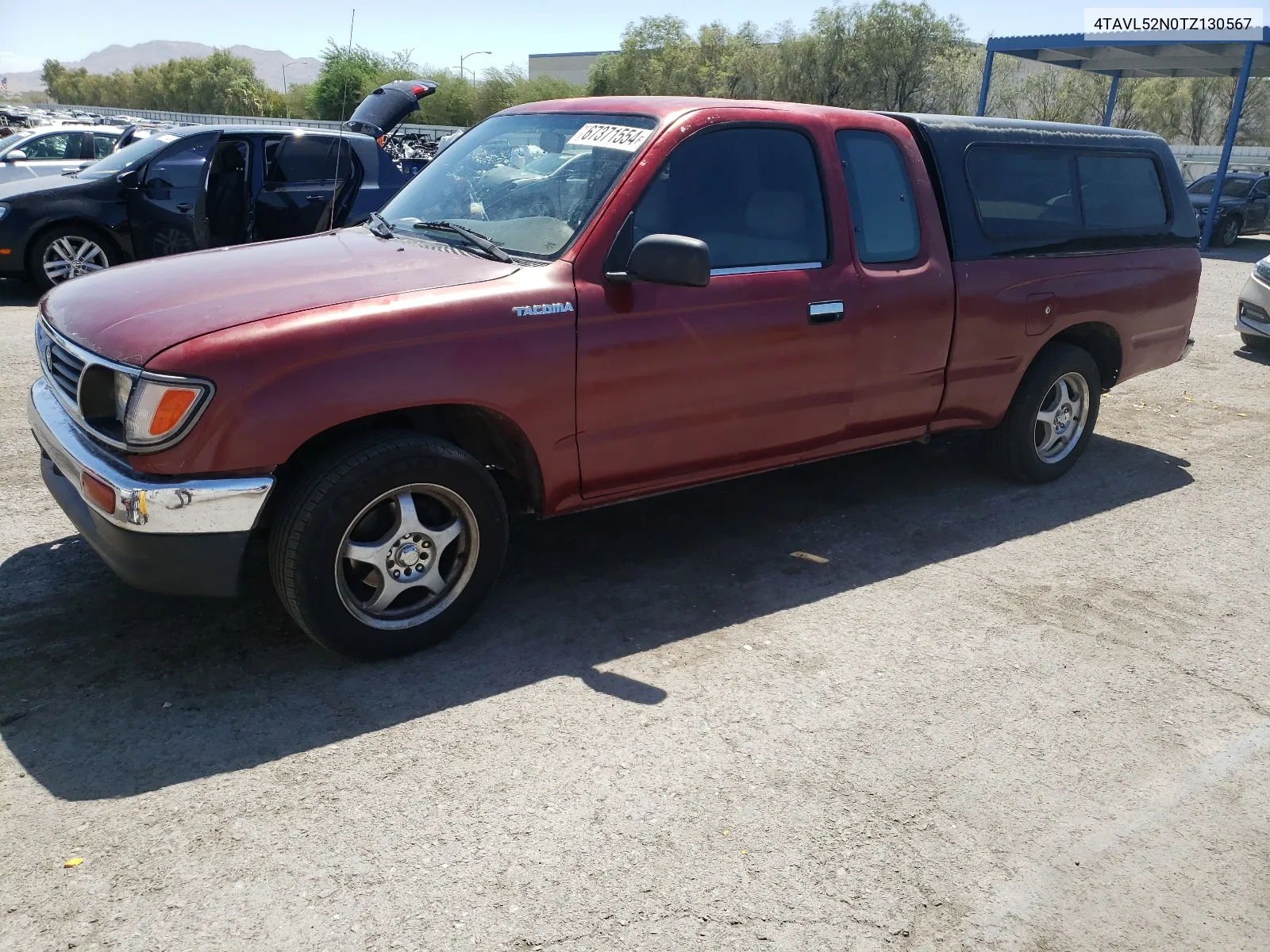 1996 Toyota Tacoma Xtracab VIN: 4TAVL52N0TZ130567 Lot: 67371554