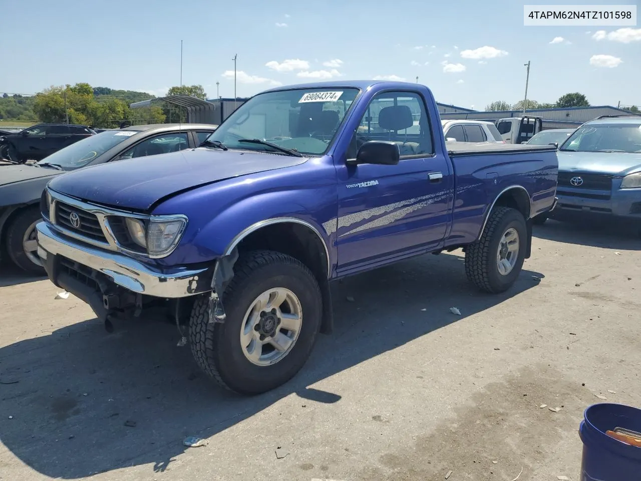 1996 Toyota Tacoma VIN: 4TAPM62N4TZ101598 Lot: 69064374