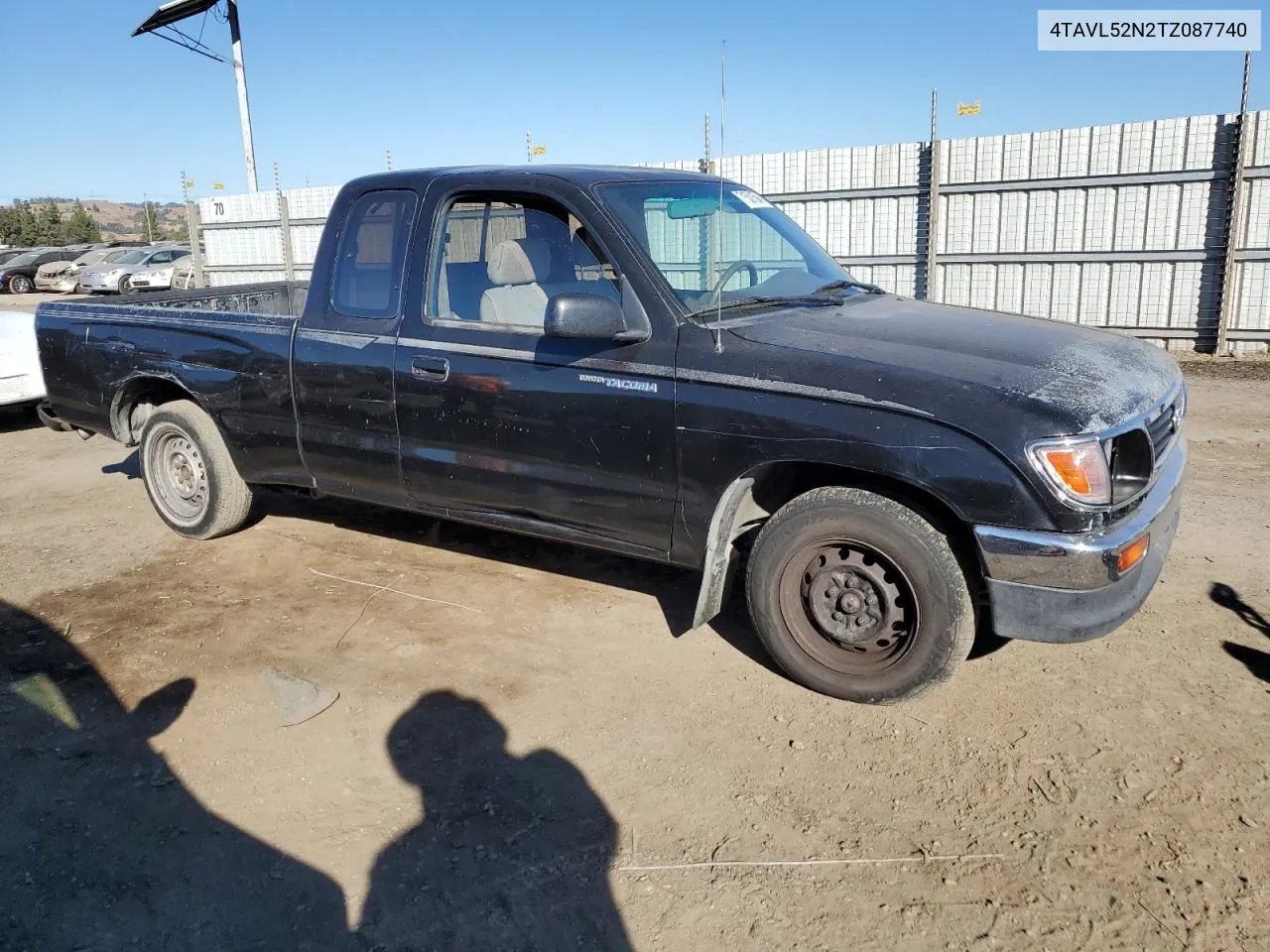 1996 Toyota Tacoma Xtracab VIN: 4TAVL52N2TZ087740 Lot: 71501594