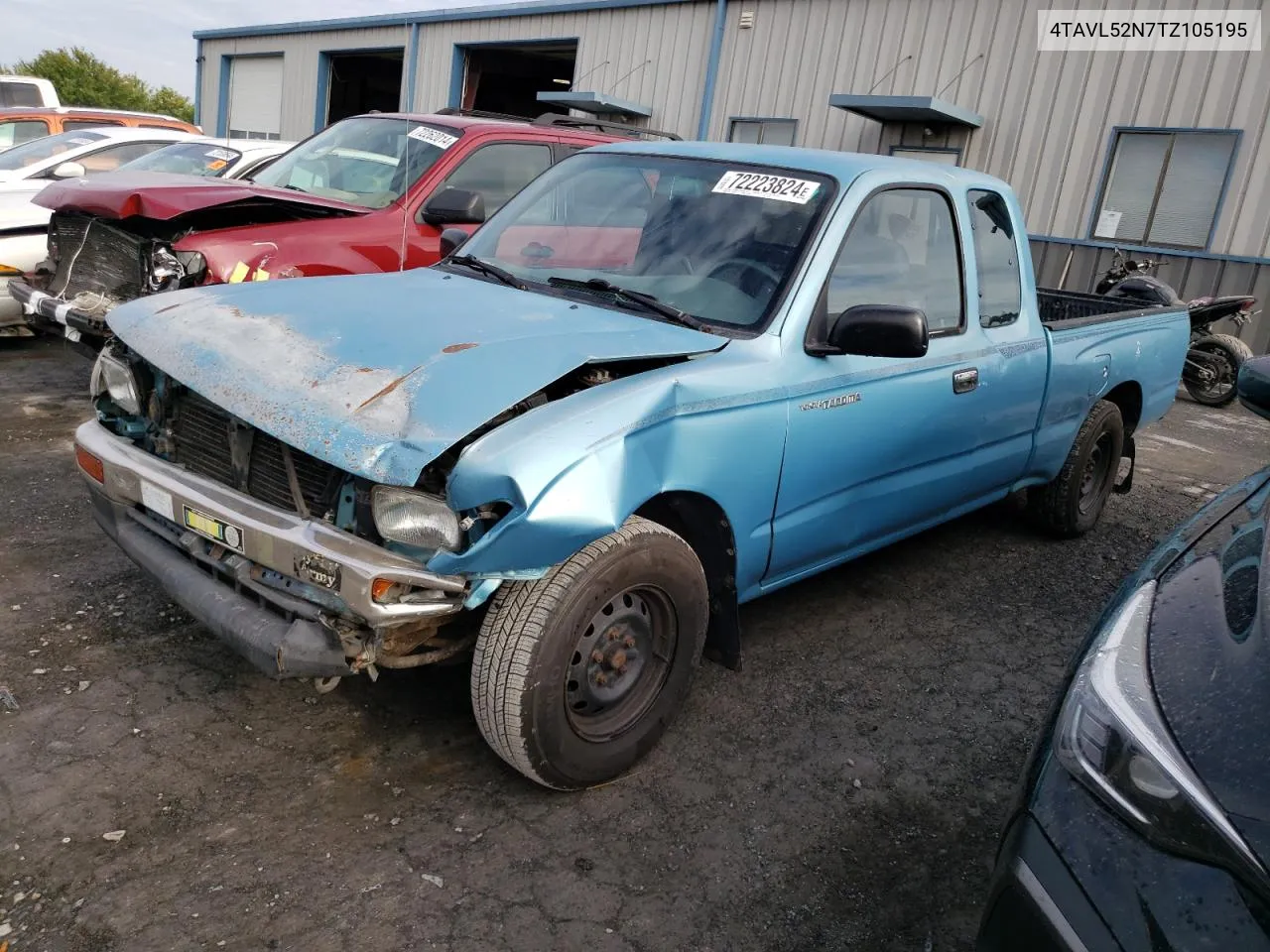 1996 Toyota Tacoma Xtracab VIN: 4TAVL52N7TZ105195 Lot: 72223824