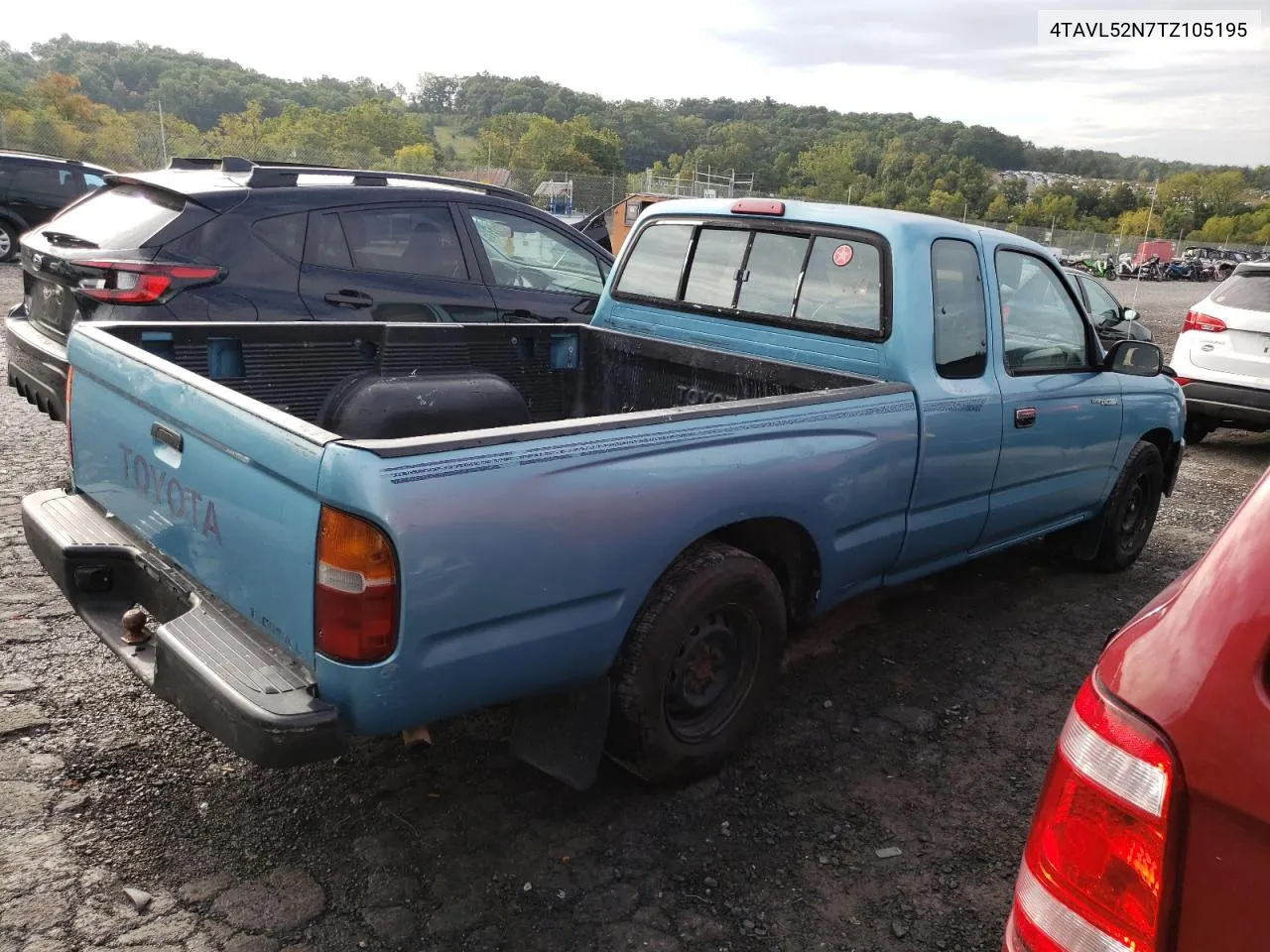 1996 Toyota Tacoma Xtracab VIN: 4TAVL52N7TZ105195 Lot: 72223824