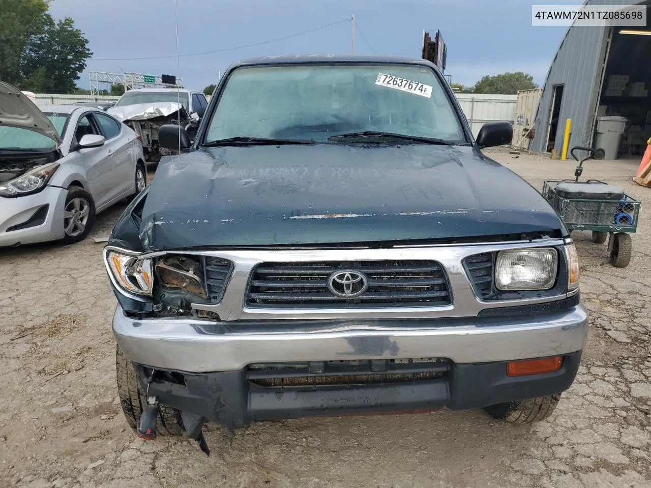 1996 Toyota Tacoma Xtracab VIN: 4TAWM72N1TZ085698 Lot: 72637674