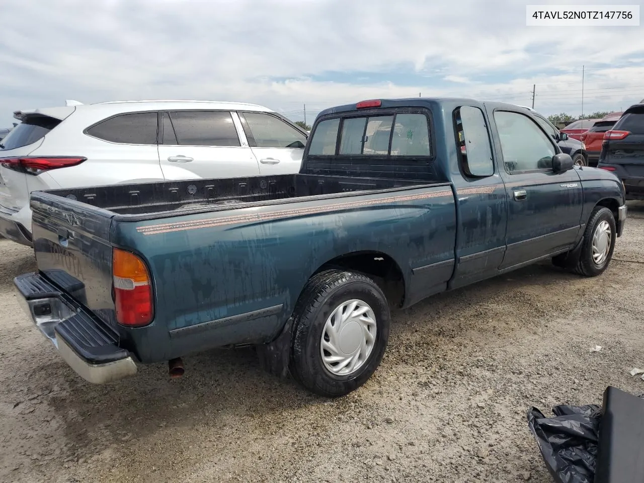 1996 Toyota Tacoma Xtracab VIN: 4TAVL52N0TZ147756 Lot: 74281344