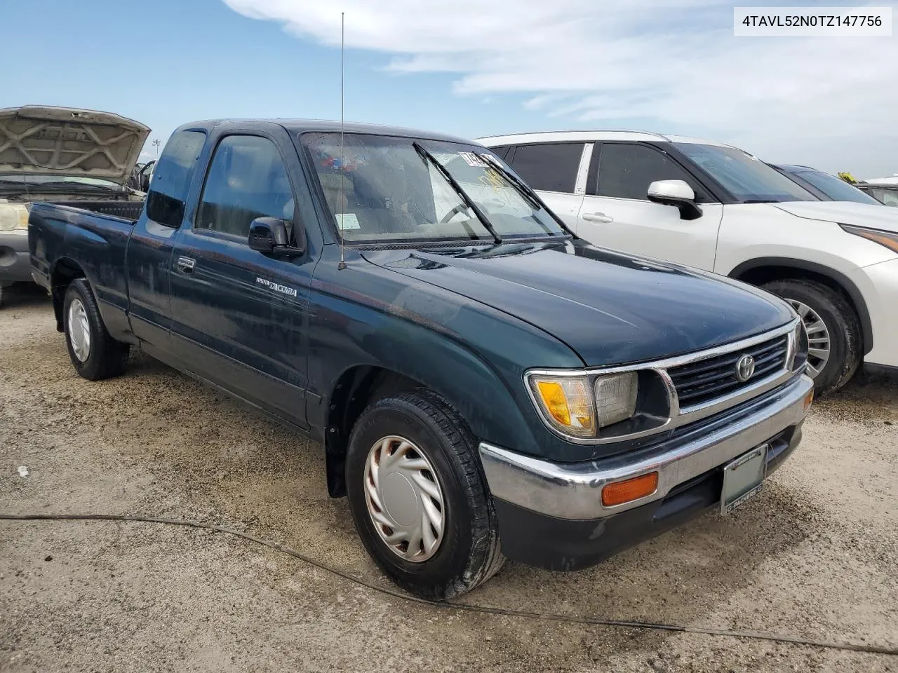 1996 Toyota Tacoma Xtracab VIN: 4TAVL52N0TZ147756 Lot: 74281344