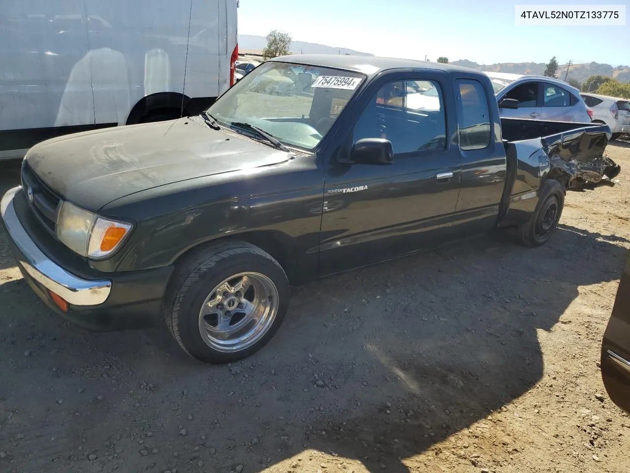 1996 Toyota Tacoma Xtracab VIN: 4TAVL52N0TZ133775 Lot: 75475994