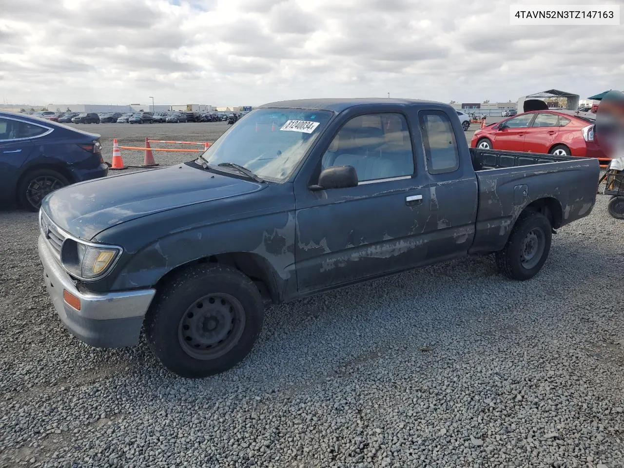 1996 Toyota Tacoma Xtracab VIN: 4TAVN52N3TZ147163 Lot: 81240034