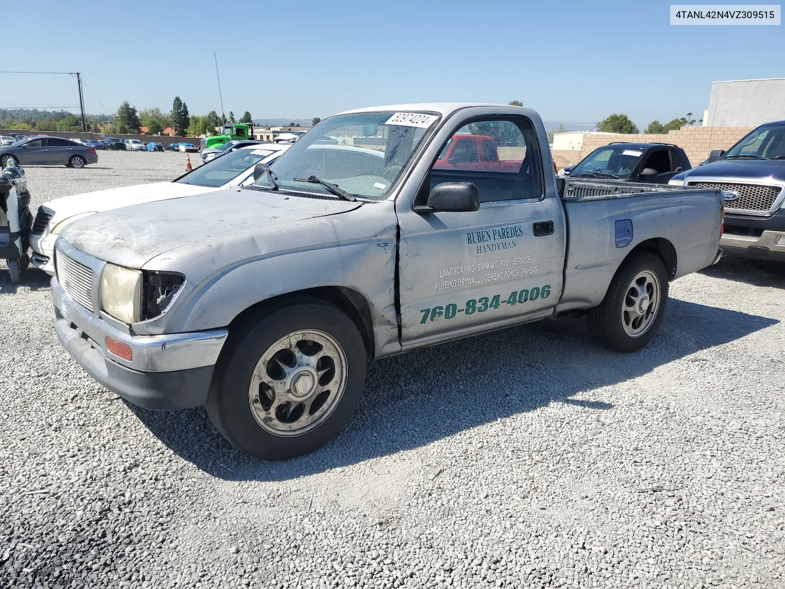 1997 Toyota Tacoma VIN: 4TANL42N4VZ309515 Lot: 52974224