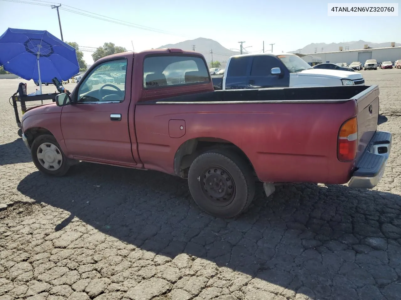 1997 Toyota Tacoma VIN: 4TANL42N6VZ320760 Lot: 69144584