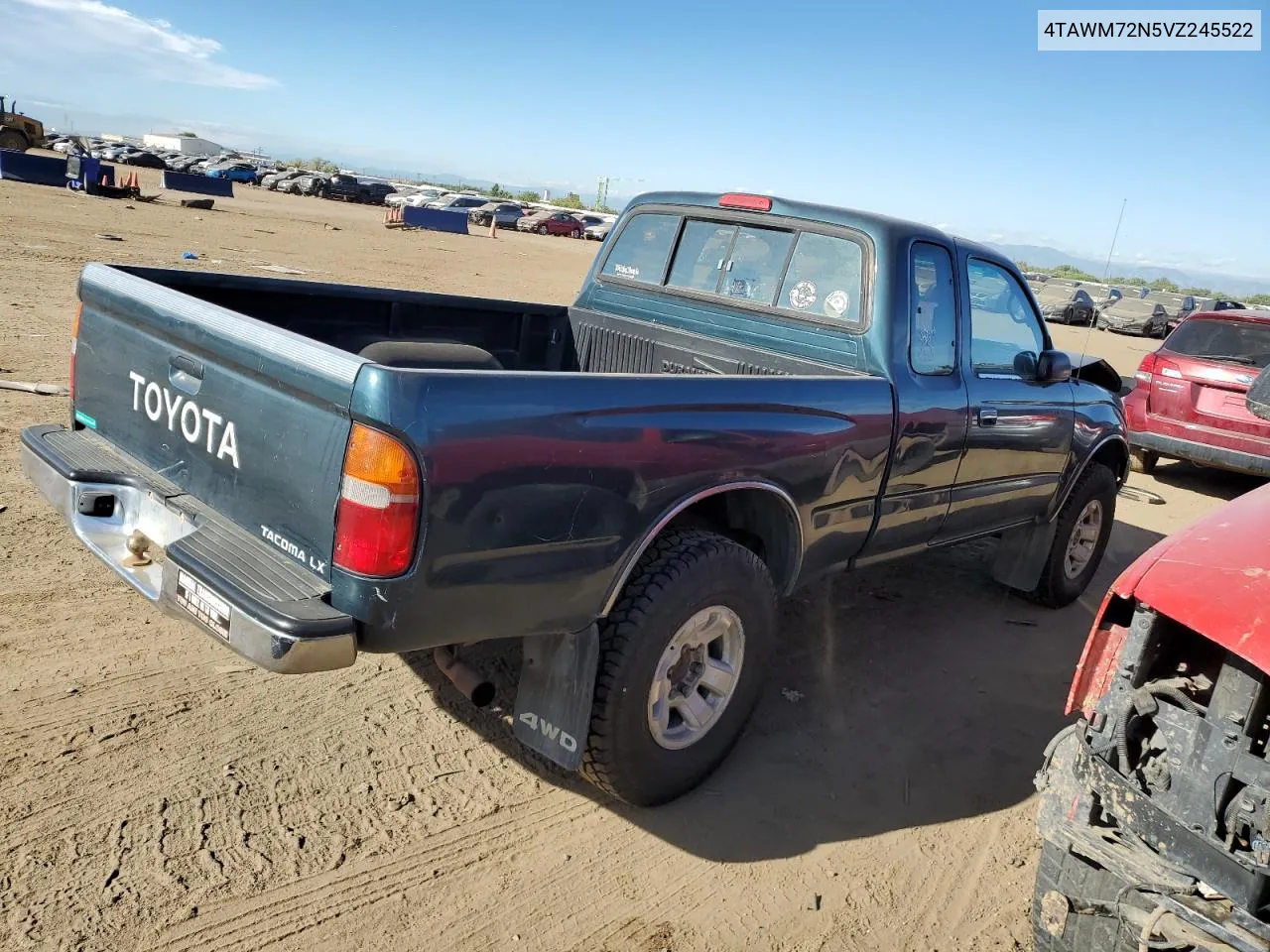 1997 Toyota Tacoma Xtracab VIN: 4TAWM72N5VZ245522 Lot: 71040354