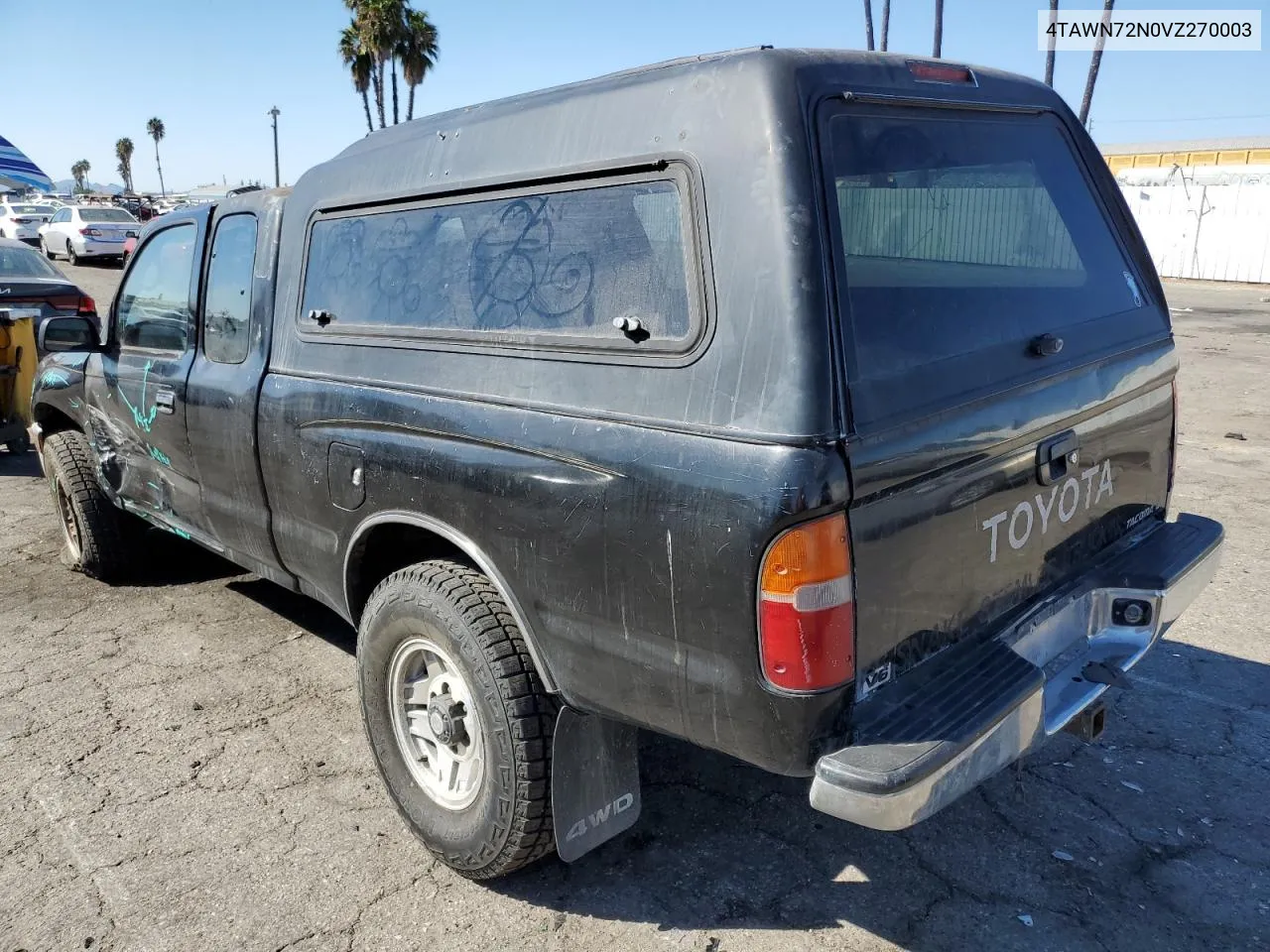 1997 Toyota Tacoma Xtracab VIN: 4TAWN72N0VZ270003 Lot: 73256074