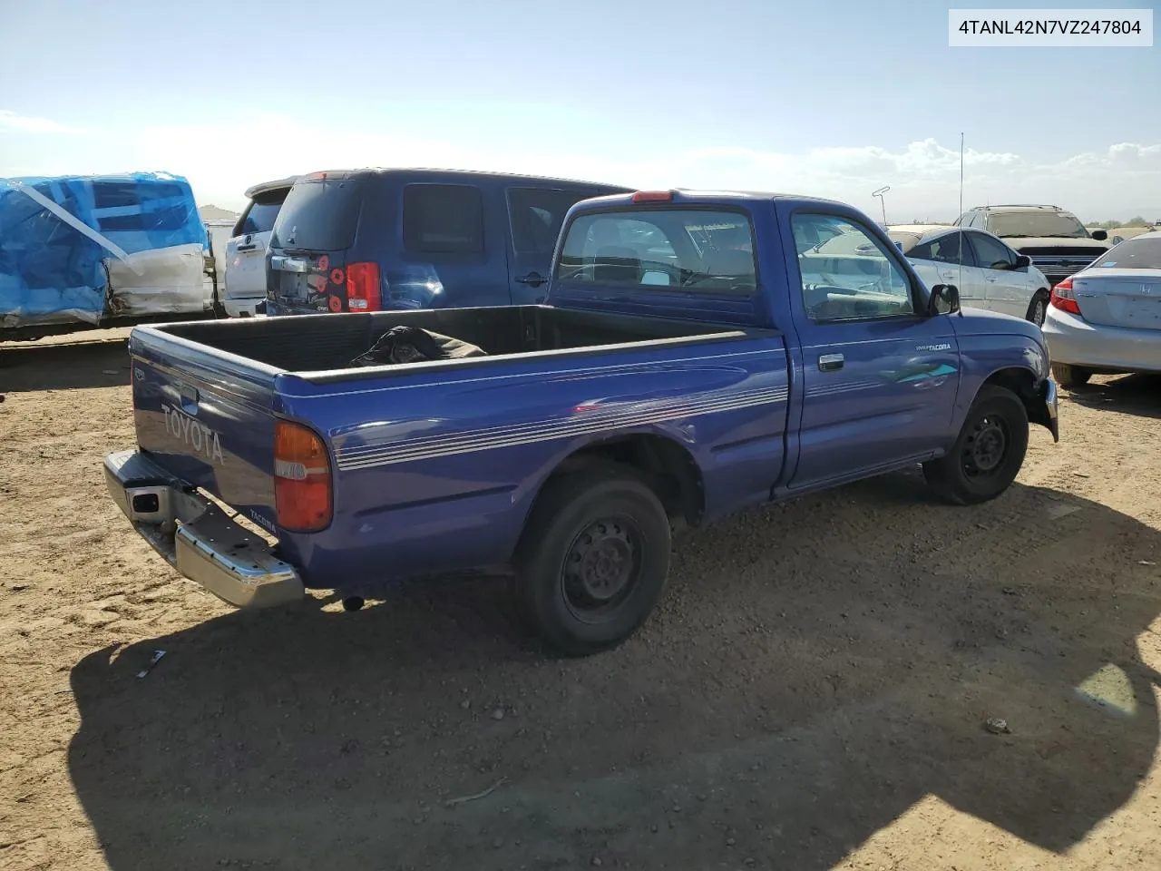 1997 Toyota Tacoma VIN: 4TANL42N7VZ247804 Lot: 73735864