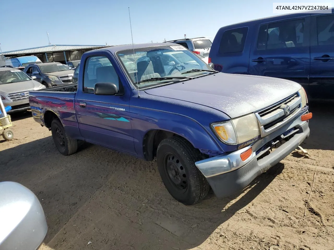 1997 Toyota Tacoma VIN: 4TANL42N7VZ247804 Lot: 73735864