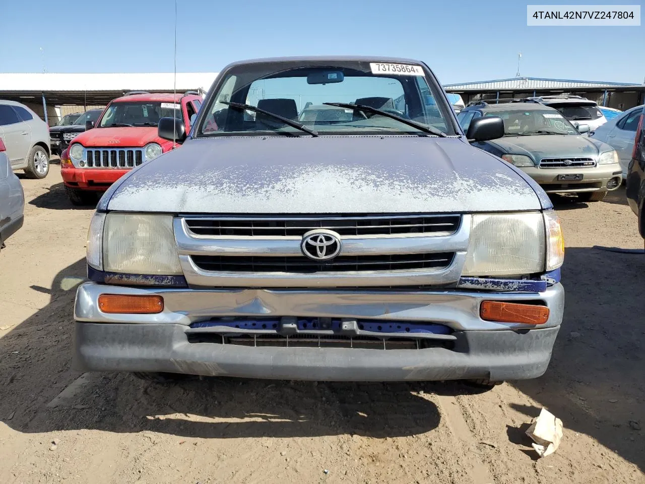 1997 Toyota Tacoma VIN: 4TANL42N7VZ247804 Lot: 73735864