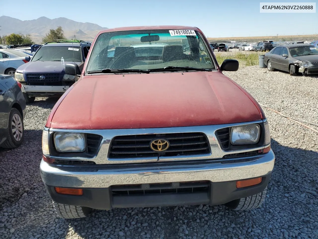 1997 Toyota Tacoma VIN: 4TAPM62N3VZ260888 Lot: 74918854