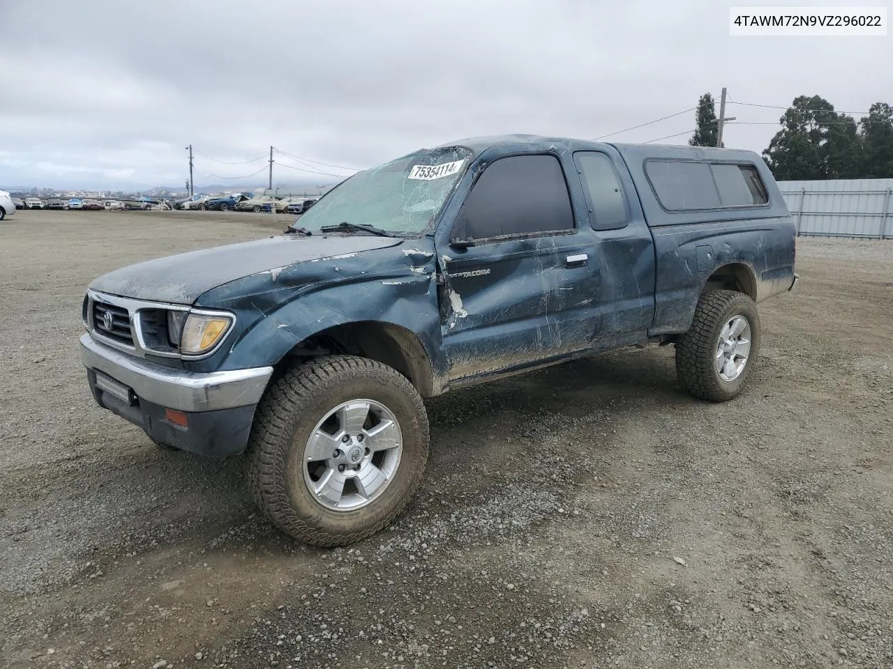 1997 Toyota Tacoma Xtracab VIN: 4TAWM72N9VZ296022 Lot: 75354114