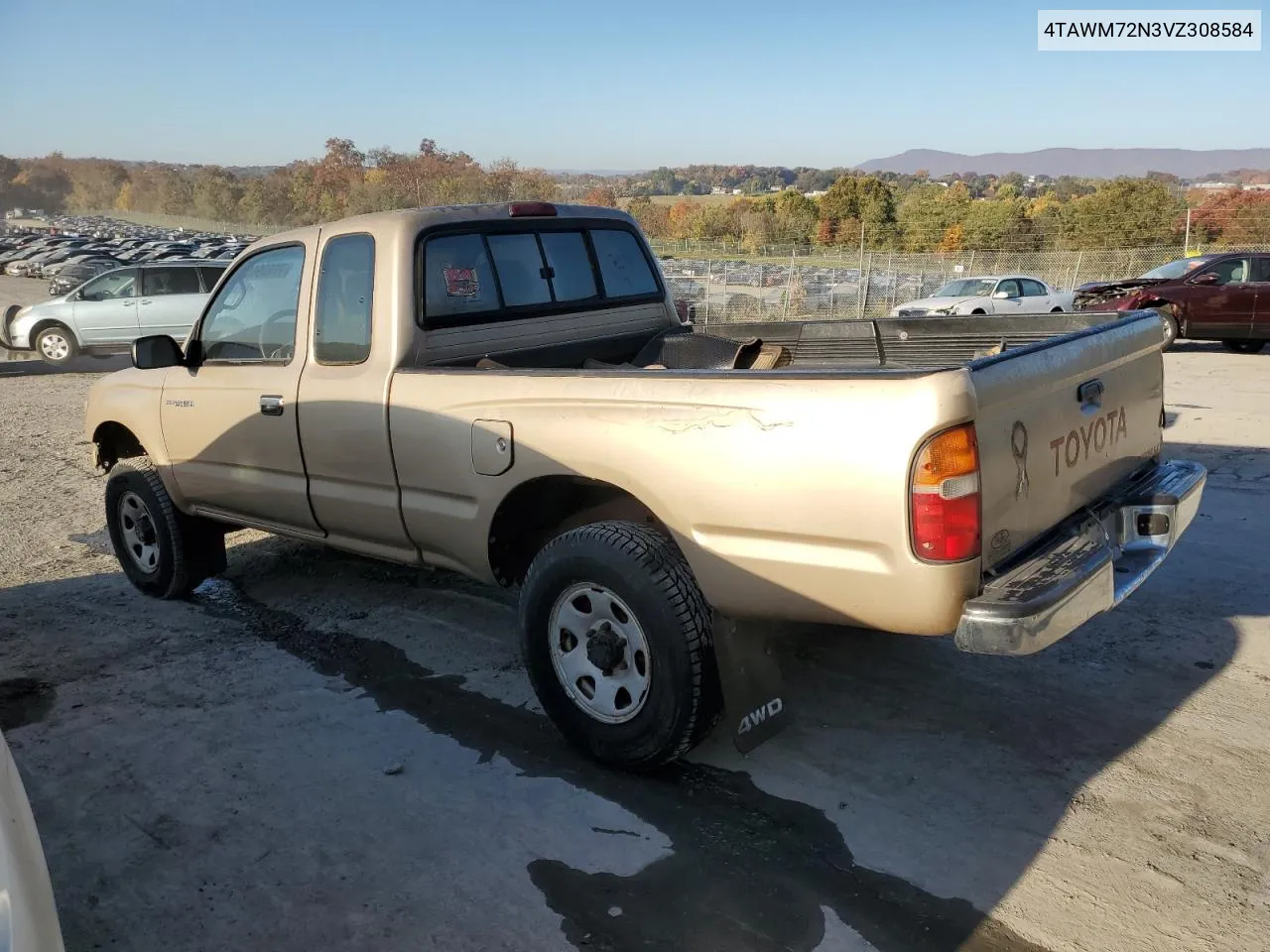 1997 Toyota Tacoma Xtracab VIN: 4TAWM72N3VZ308584 Lot: 76939654