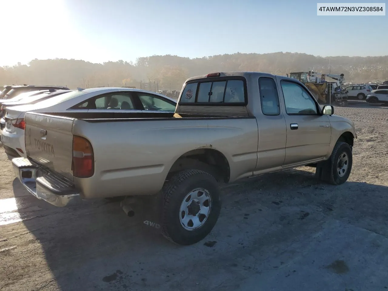 1997 Toyota Tacoma Xtracab VIN: 4TAWM72N3VZ308584 Lot: 76939654